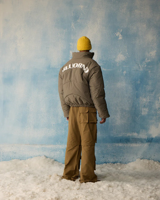 Grey Puffer Jacket
