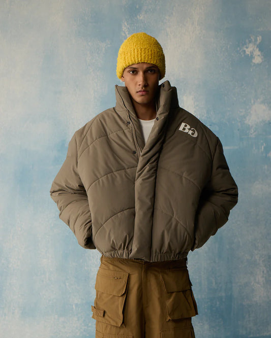 Grey Puffer Jacket
